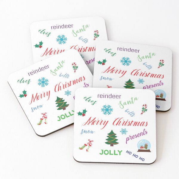Artikelvorschau, Lustiges weihnachtliches Wortwolken-Design entworfen und verkauft von Coastal-Designs.