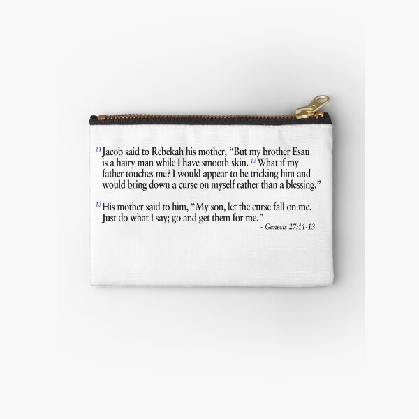 Item preview, Genesis 27:11-13 - Jacob said to Rebekah his mother designed and sold by HeavenPrints.