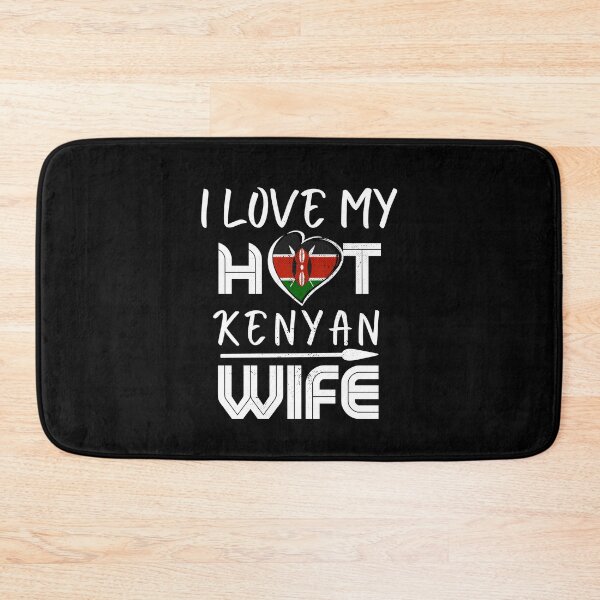 Item preview, I Love My Hot Kenyan Wife Kenya Husband designed and sold by Furahisha.