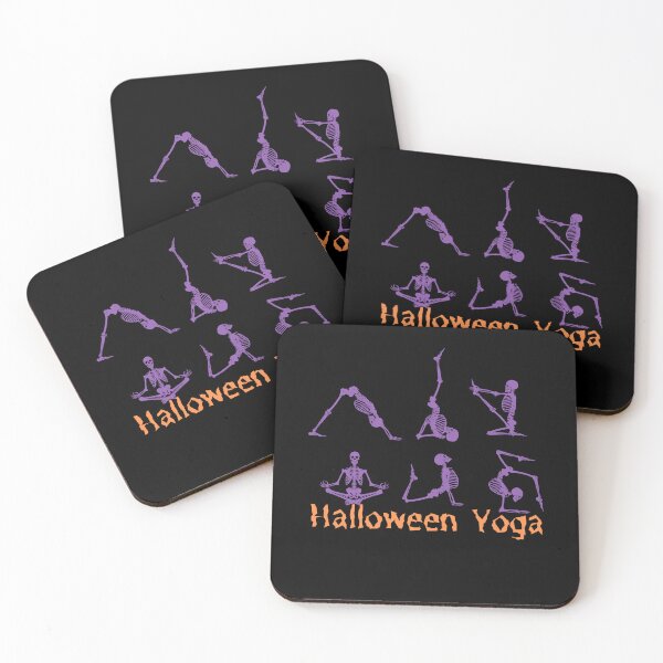 Item preview, Halloween Yoga poses skeleton designed and sold by Azrou shop.