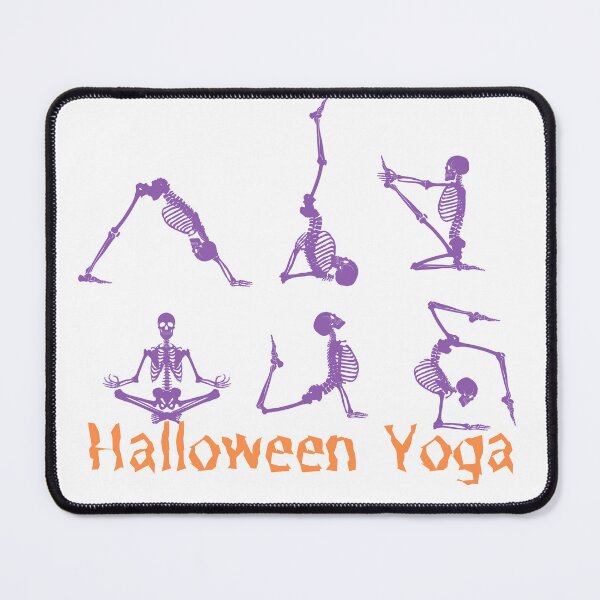 Item preview, Halloween Yoga poses skeleton designed and sold by Azrou shop.
