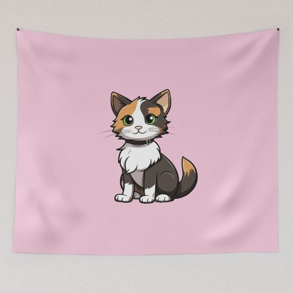 Item preview, Whiskered Charm: Adorable Calico Cat Artistry designed and sold by AlienSkinEyes.