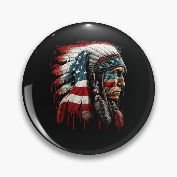 Item preview, Native American Indian Tribes American USA Flag designed and sold by mainana78.