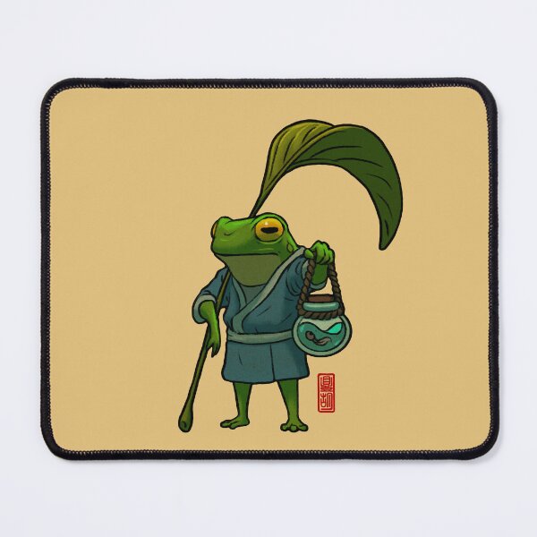 Item preview, a frog and his son cute father and son artwork designed and sold by DingHuArt.