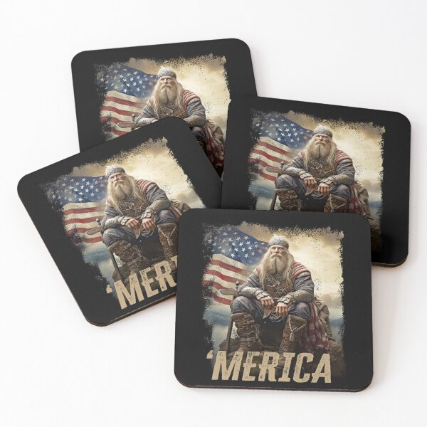 Item preview, Merica Old Viking Patriotic Veteran Army Warrior designed and sold by NoLimit-Merica.