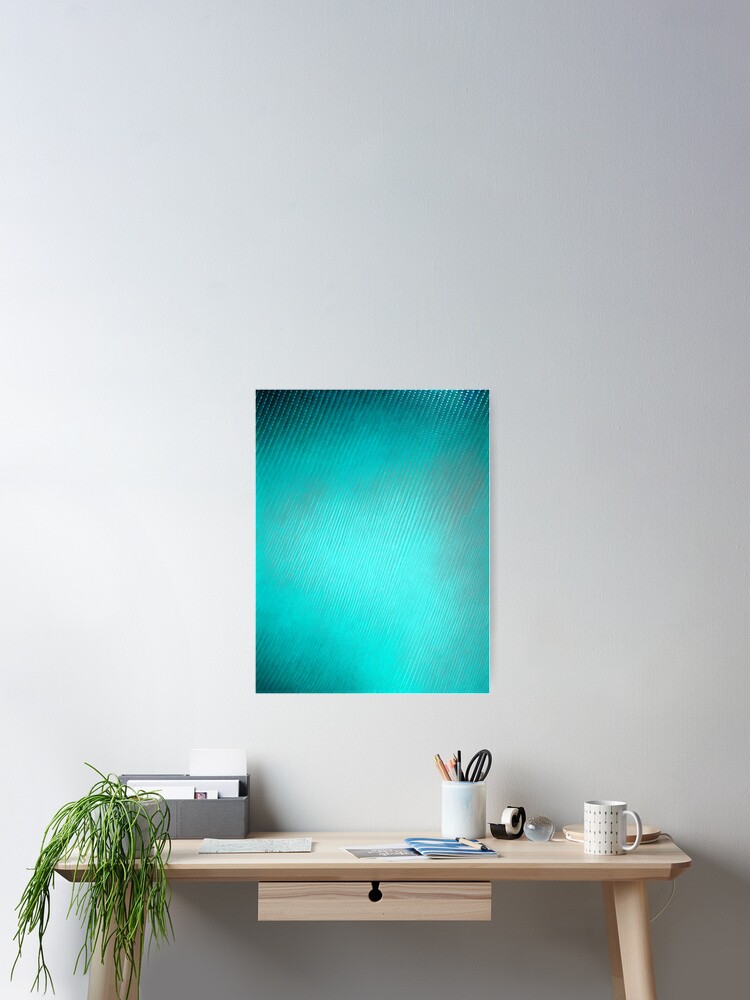 Thumbnail 2 of 3, Poster, Green interference pattern designed and sold by AlfredSSikula.