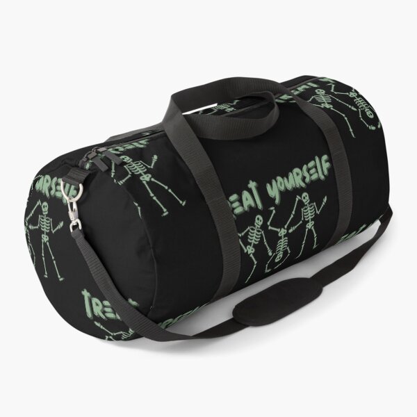 Item preview, Halloween Yoga skeleton treat yourself designed and sold by Azrou shop.