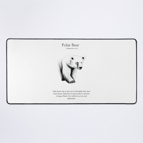Item preview, Save Polar Bear - Endandered Species  designed and sold by IguaranDesign.