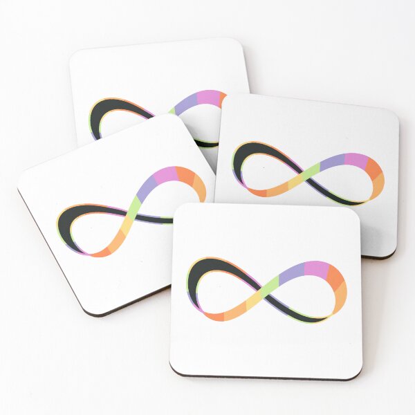Item preview, Neurodivergent infinite rainbow symbol designed and sold by audhdmuslimah.