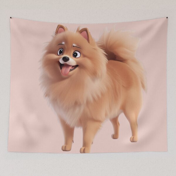 Item preview, Animated Pomeranian in 3D Style - (Pomeranian) designed and sold by ChickNickStudio.