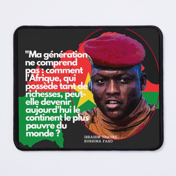 Item preview, Ibrahim Traore du Burkina Faso - citation designed and sold by Tony Cisse.