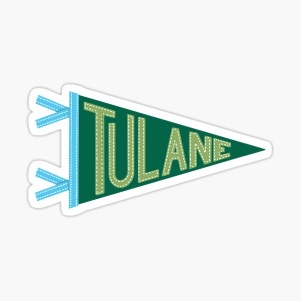 Item preview, green wave pennant designed and sold by Evelyn Roth.