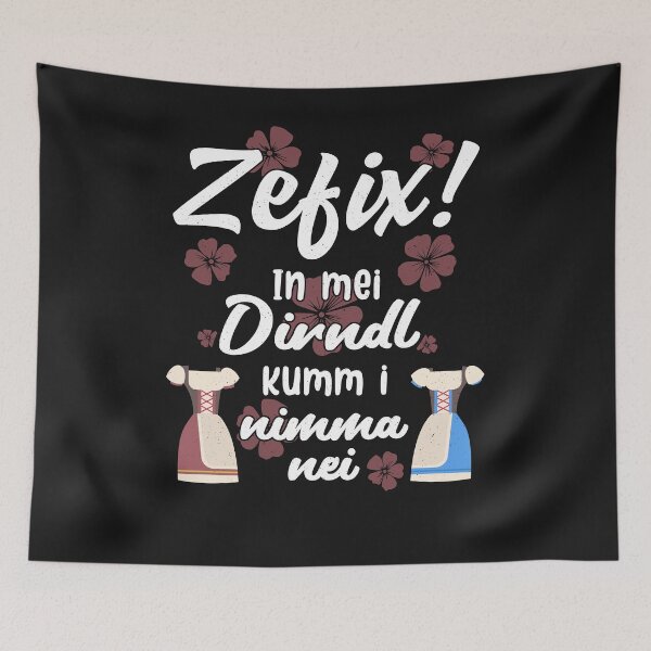 Item preview, Zefix dirndl no longer fits - funny Bavarian designed and sold by ChrisFeil.