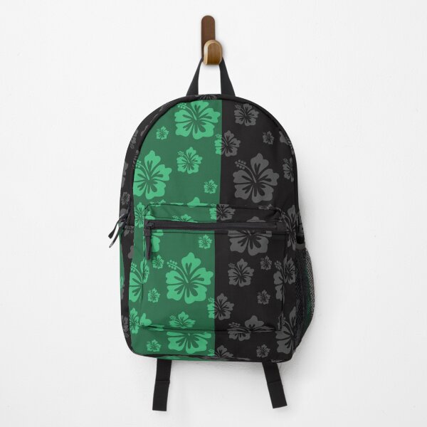 Item preview, Black And Green Floral Pattern designed and sold by PatternTitan.