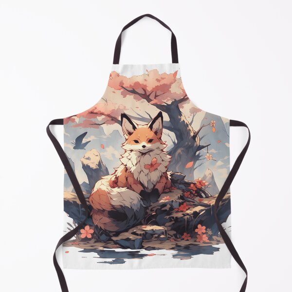Item preview, Japanese Fox Kitsune designed and sold by Yana Grech.