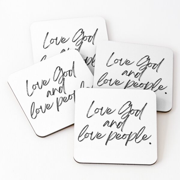 Item preview, Love God and Love People designed and sold by MossHollow.