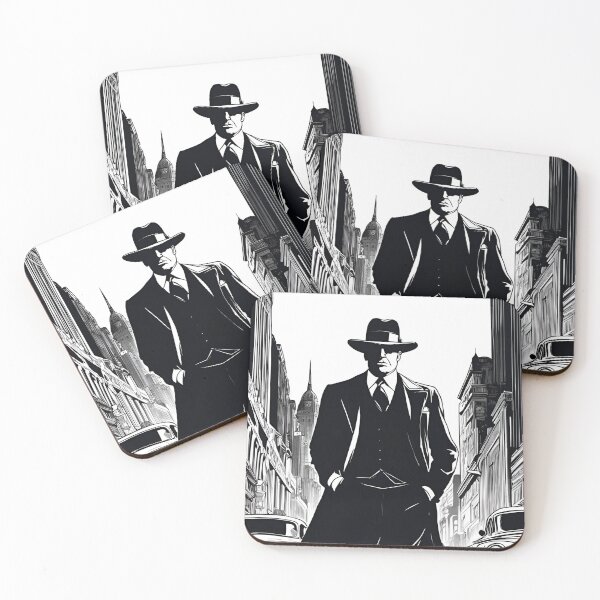 Item preview, Graphic Novel 1940s Lawman Illustration designed and sold by BrooklynPopArts.