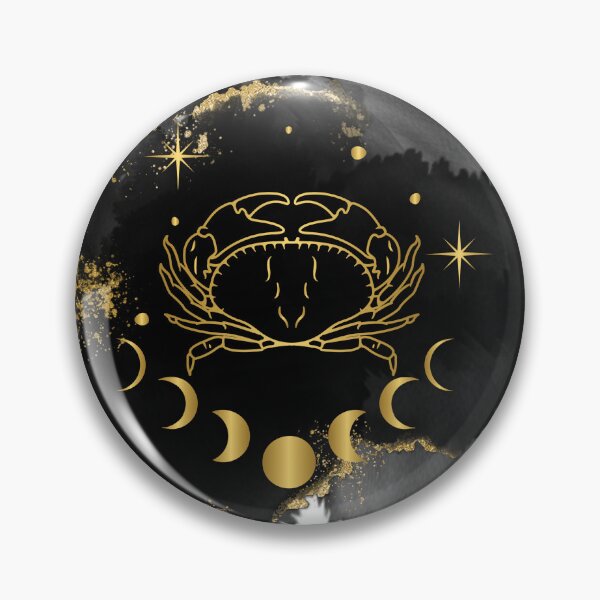 Item preview, Cancer Astrology Zodiac sign gold designed and sold by FAFiloArtist.