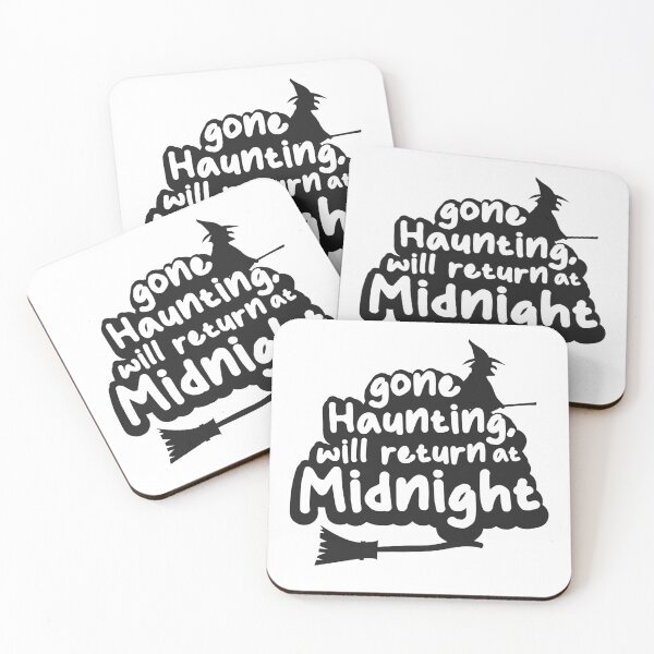 Item preview, Gone haunting, Will return at midnight designed and sold by Muditha88.