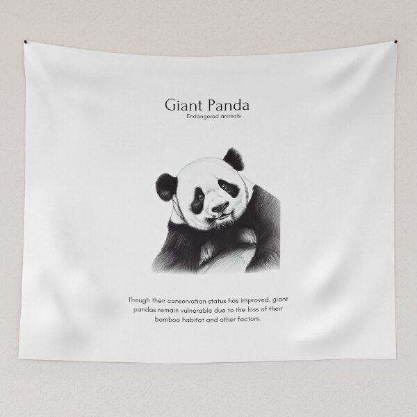 Item preview, Panda Bear - Endandered Species designed and sold by IguaranDesign.