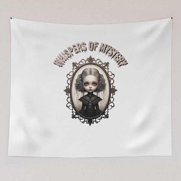 Item preview, Whispers of mystery gothic doll in mirror designed and sold by CleanDecor.