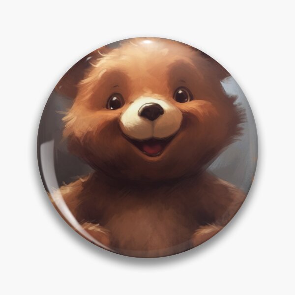 Item preview, A cute and cuddly brown bear with a really nice smile designed and sold by InfigoArt.