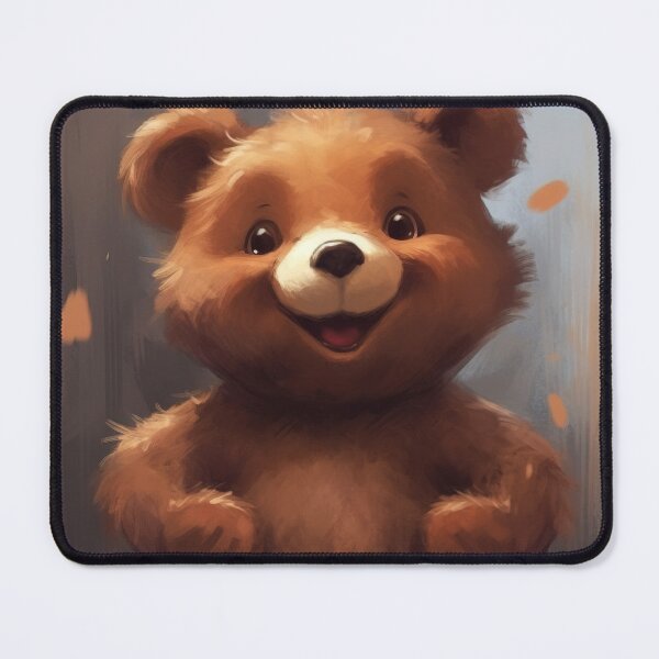 Item preview, A cute and cuddly brown bear with a really nice smile designed and sold by InfigoArt.