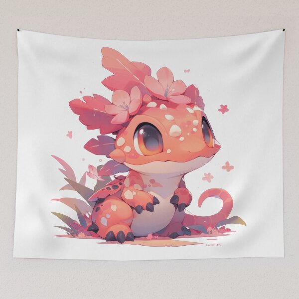 Item preview, Amphibian Euphoria: The Axolotl Adventure designed and sold by KaleidoKiosk.