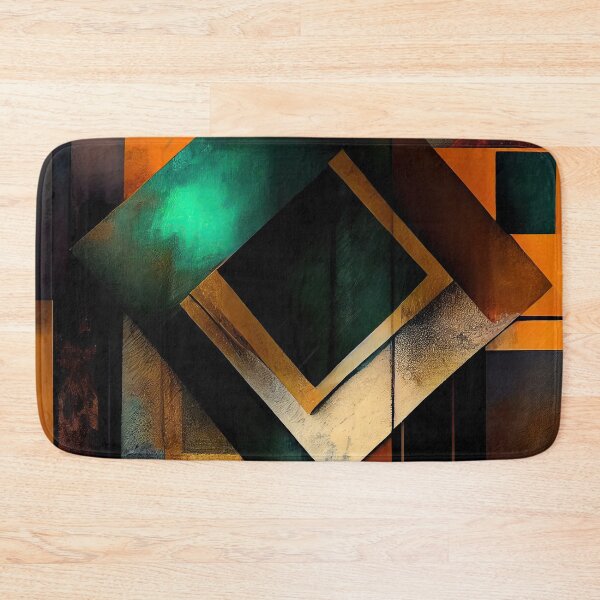 Item preview, Colourful Shapes Abstract Art Painting. Shape Chaos 4 designed and sold by YOTA-ART.