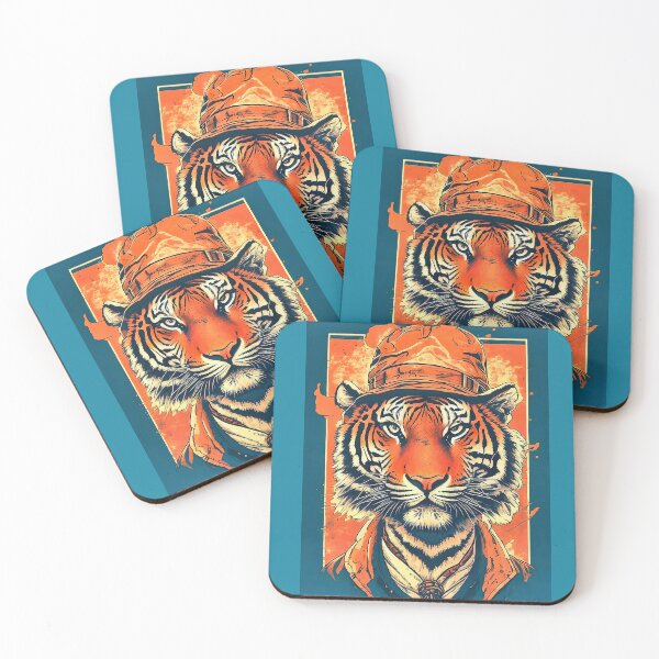 Item preview,  Pop art style tiger designed and sold by michplante60.