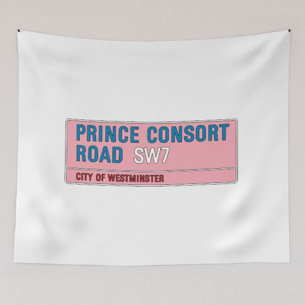 Item preview, Prince Consort Road Red White and Royal Blue designed and sold by baranskini.