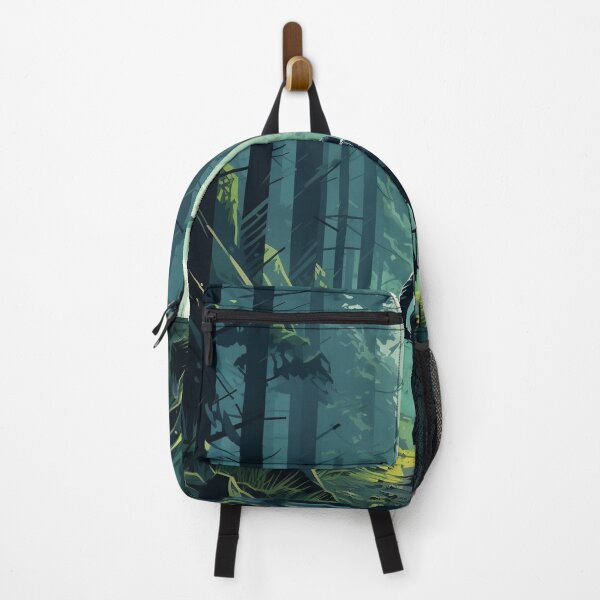 Item preview, Guy Mountain Biking in the moss covered Forest - Digital Art | WanderUpNorthCo designed and sold by WanderUpNorth.