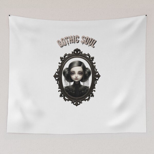 Item preview, Gothic soul of mystery gothic doll in mirror designed and sold by CleanDecor.