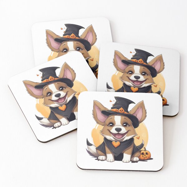 Item preview,  Pumpkin Corgi Halloween Cute Corgi in Pumpkin Costume designed and sold by ArtFromBeyond.
