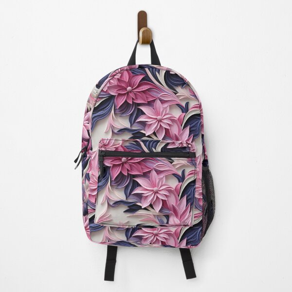 Item preview, white pink purple flower background seamless designed and sold by Zwzc.