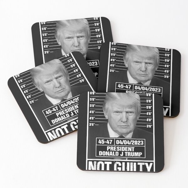 Item preview, Trump Mugshot Not Guilty designed and sold by Tee America.
