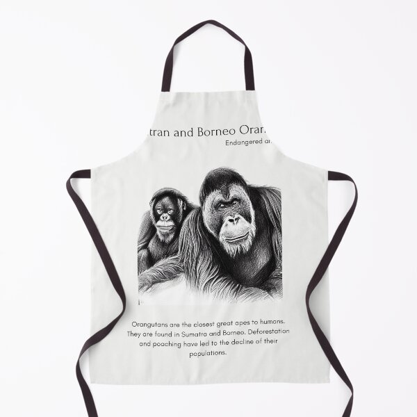 Item preview, Orangutan - Endangered Species - Sumatran and Borneo designed and sold by IguaranDesign.