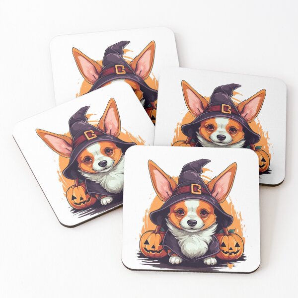 Item preview, Pumpkin Corgi Halloween Cute Corgi in Pumpkin Costume designed and sold by ArtFromBeyond.