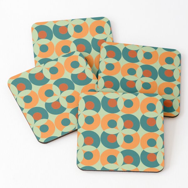 Item preview, green and orange circle pattern designed and sold by ichirochen.