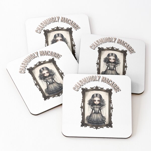 Item preview, Carmingly macabre mystery gothic doll in mirror designed and sold by CleanDecor.