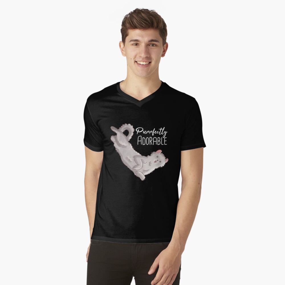 Item preview, V-Neck T-Shirt designed and sold by FelineEmporium.