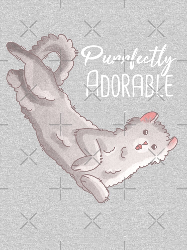 Thumbnail 5 of 5, Toddler Pullover Hoodie, Purrfectly Adorable - White American Curl designed and sold by FelineEmporium.