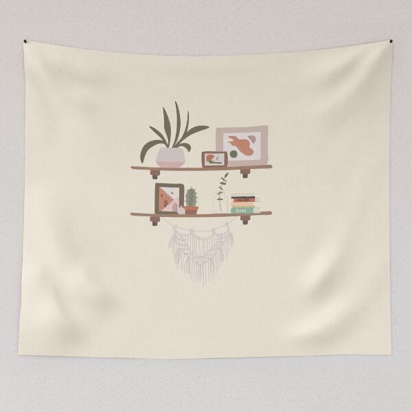 Item preview, Wall shelf with decorations designed and sold by BookishSpace1.
