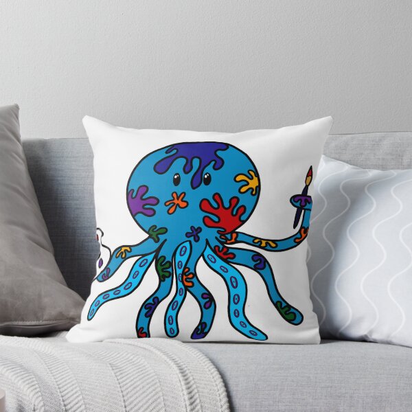Item preview, The Messy Artist Octopus designed and sold by DawnStair.