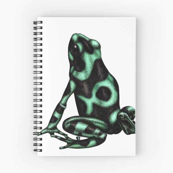 Item preview, Green and black poison dart frog designed and sold by LorenDowding.