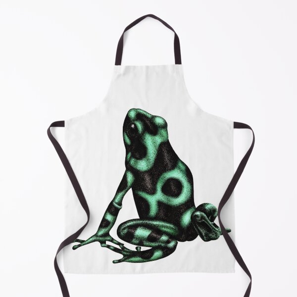 Item preview, Green and black poison dart frog designed and sold by LorenDowding.