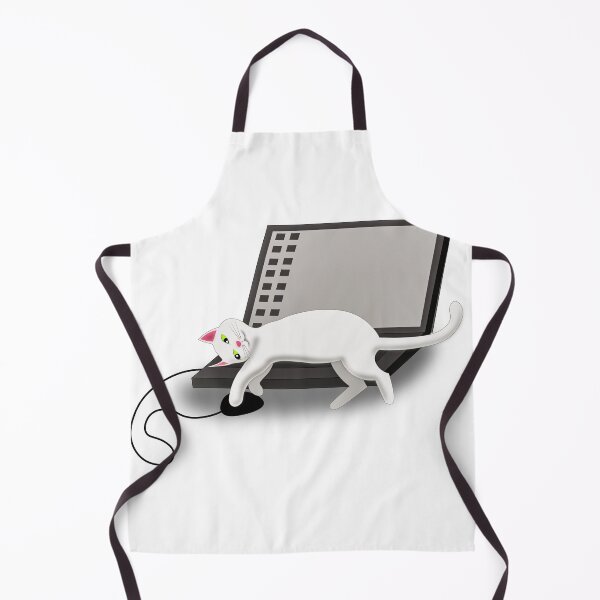 Artikelvorschau, Eine Katze, die mit der Maus auf dem Laptop spielt entworfen und verkauft von Ninni Store312.