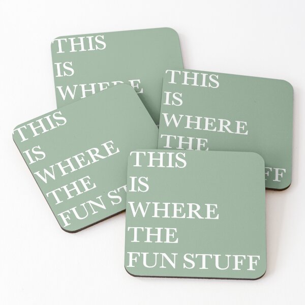 Item preview, Home Decor "This is Where the Fun Stuff Happens" designed and sold by bschwarz23.