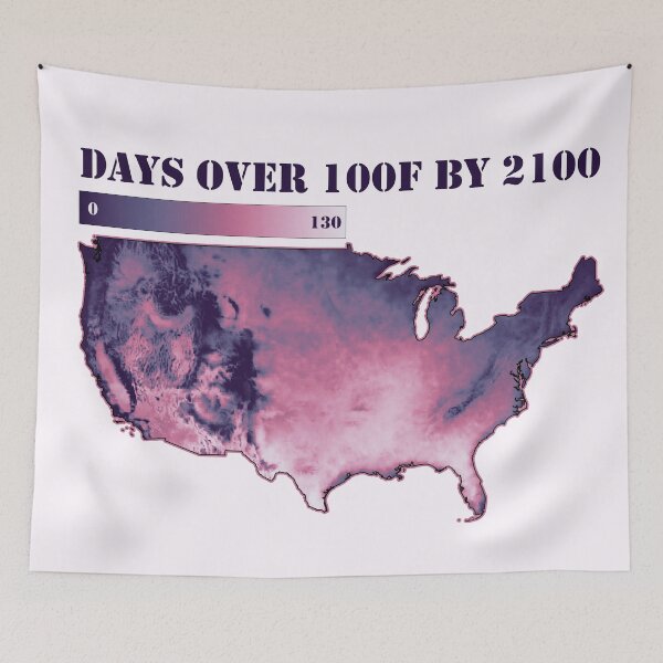 Item preview, Climate Change: get ready to swelter, in Magenta designed and sold by DreamingBeetle.