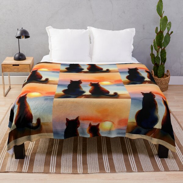 Item preview, Cats and evening sunset designed and sold by SoChaDa.